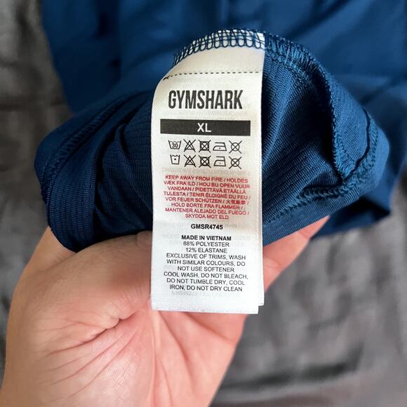 Gymshark Training Tank Top Men’s Size XL Blue Sleeveless Athletic Shirt NWT - Picture 5 of 13